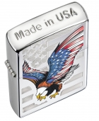 Zippo Eagle Flag Pocket Lighter