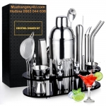 Prep & Savour 25 Piece Stainless Steel Bar Tool Set