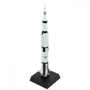 Saturn V with Apollo Rocket Model
