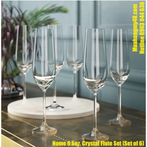 Nome 6.5oz. Crystal Flute Set (Set of 6)