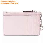 LAUREN RALPH LAUREN Leather Zip Card Case