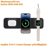 mophie 3-in-1 travel charger with MagSafe