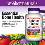 webber naturals® Calcium Citrate with Vitamin D -- 2 x 180 Tablets