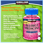 Diphenhydramine HCI 25 Mg - Kirkland Brand - Allergy Medicine and Antihistamine - 600 Count