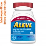 Aleve Naproxen Sodium 220 Mg. Soft Grip Arthritis Cap Pain Reliever/Fever Reducer, 200 Tablets