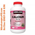 Kirkland Signature Calcium 600 mg. with Vitamin D3, 500 Tablets