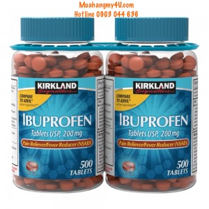 Kirkland Signature Ibuprofen 200 mg., 500 Viên