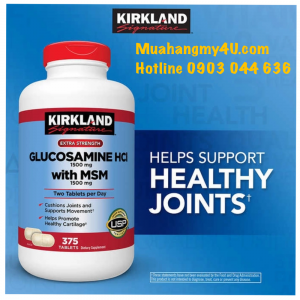 Kirkland Signature Glucosamine with MSM, 375 Tablets