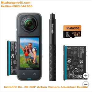 Insta360 X4 - 8K 360° Action Camera Adventure Bundle