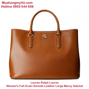 Lauren Ralph Lauren Women´s Full-Grain Smooth Leather Large Marcy Satchel