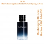 DIOR Men´s Sauvage Eau Forte Parfum Spray, 3.4oz