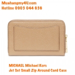 MICHAEL Michael Kors Jet Set Small Zip Around Card Case