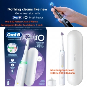 Oral-B iO Perfect Clean & Whiten Rechargeable Electric Toothbrush, 1-pack