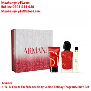 Armani 3-Pc. Si Eau de Parfum and Body Lotion Holiday Fragrance Gift Set