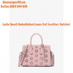 Michael Kors - Laila Small Embellished Laser Cut Leather Satchel