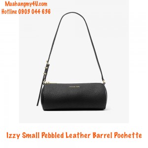 Michael Kors - Izzy Small Pebbled Leather Barrel Pochette