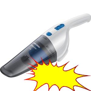 Black & Decker - Dustbuster Bagless Cordless Hand Vac - White/Blue