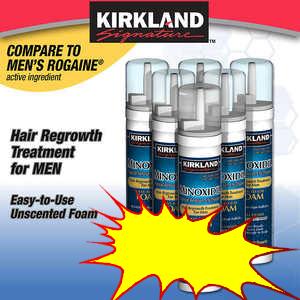 Kirkland Signature Hair Regrowth Treatment Minoxidil Foam for Men