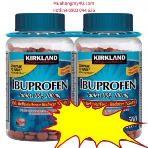 Kirkland Signature Ibuprofen 200 mg., 500 Viên