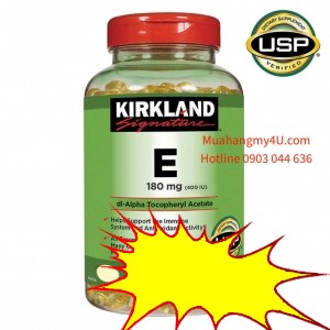 Kirkland Signature Vitamin E 180 mg., 500 Softgels